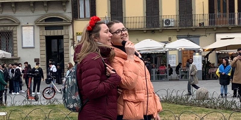Sit-in per l’Ucraina