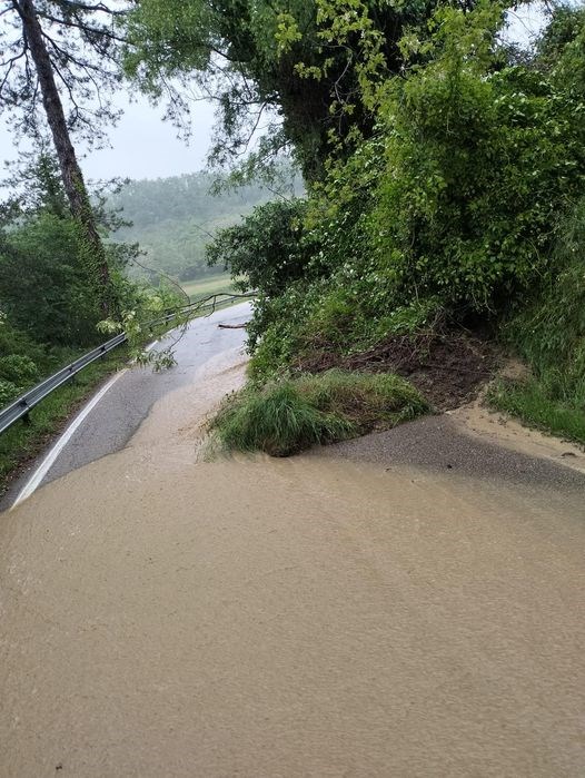 Strada Provinciale Bordona, smottamenti in due punti