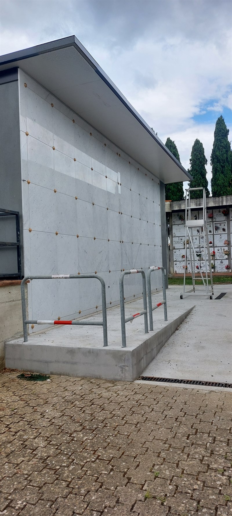 La nuova ala del cimitero