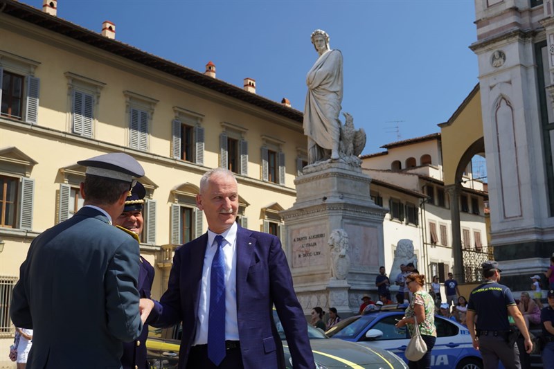 Il Questore in visita agli agenti nel giorno di Ferragosto