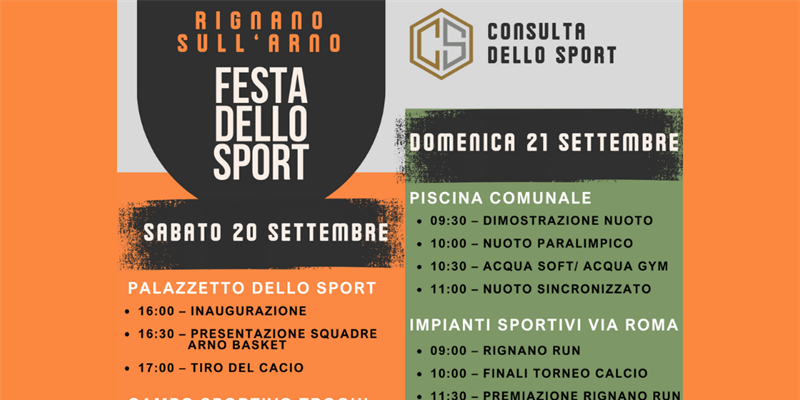 Festa dello sport Rignano