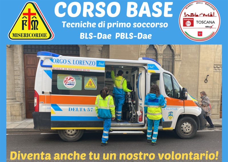 locandina misericordia borgo san lorenzo, servizio civile