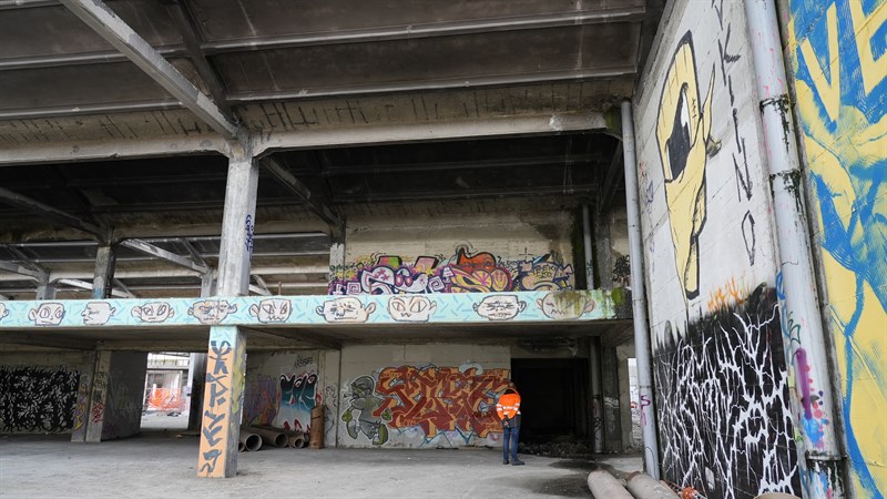 I lavori all'ex meccanotessile