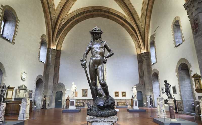 Il salone di Donatello, museo del Bargello