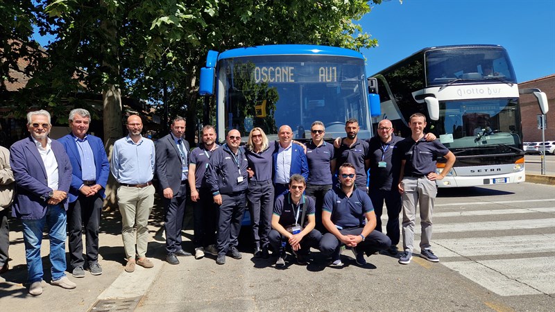 Autolinee Toscane, presentazione nuovi bus extraurbani al Comune di Pontassieve