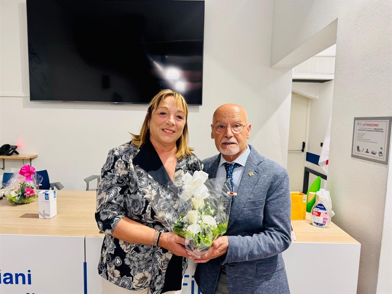 Il neo Segretario falorni con il presidente Soffici