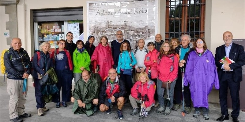 I partecipanti al Cammino di Don Milani