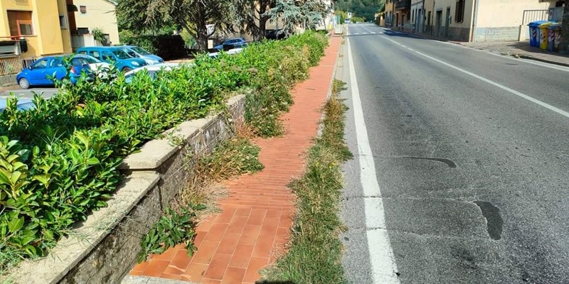 Strade di Scopeti, le foto denuncia di RufinaCheVerrà 