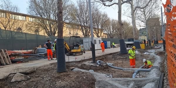 I lavori in viale Giannotti
