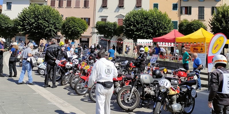 Mostra statica di moto d’epoca in piazza Cavour a Barberino