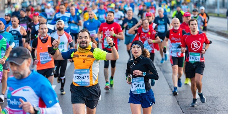 Un'immagine della Firenze Marathon 2021