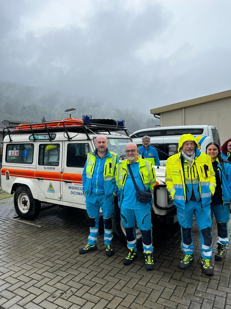 Coordinamento Misericordie Intervento Emergenza Maltempo Alto Mugello