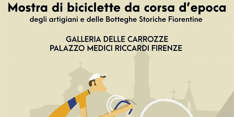 Esposizione di biciclette da corsa d’epoca a Firenze per il Tour de France