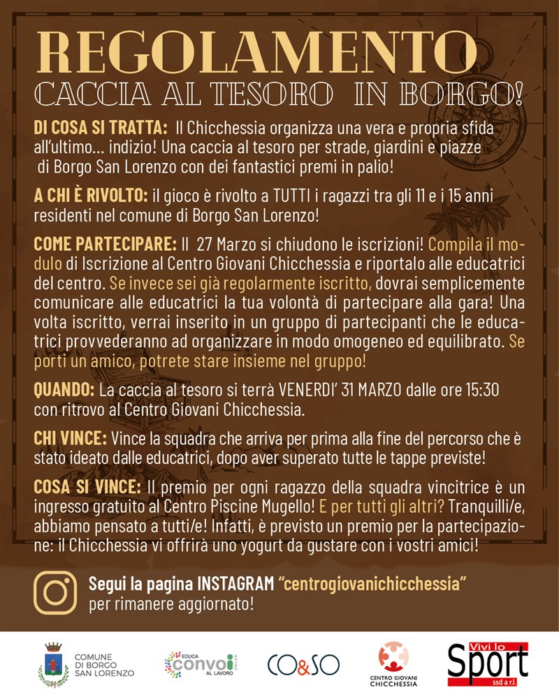 Regolamento Caccia al Tesoro