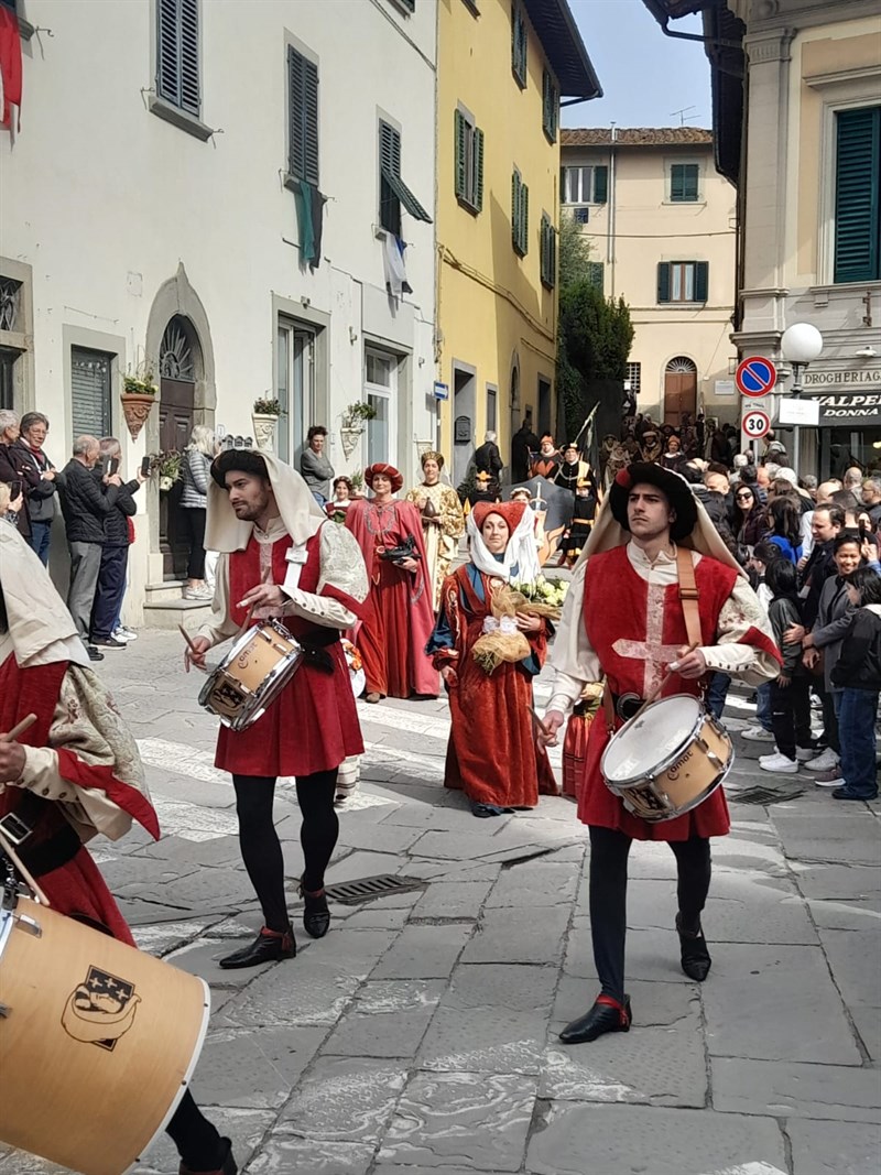 Un momento della processione