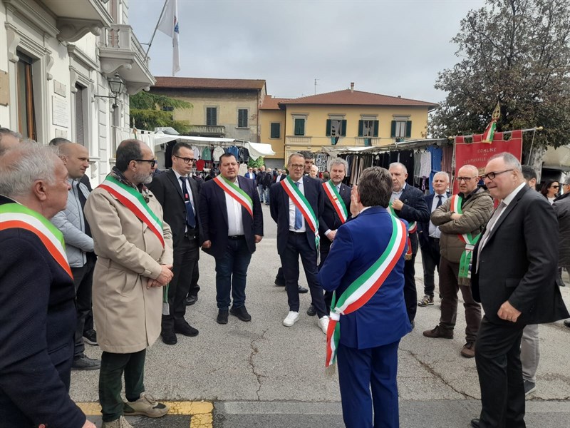 Un momento della processione