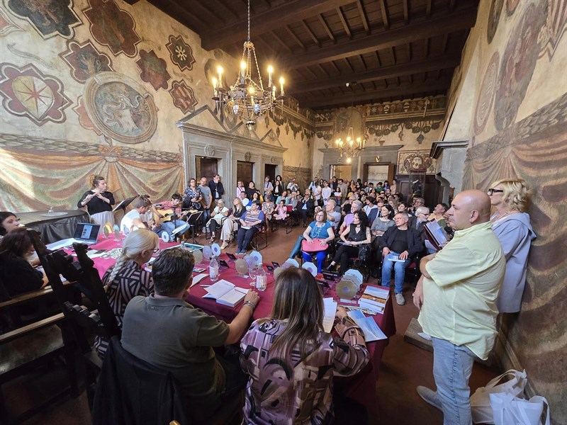 La sala del Palazzo dei Vicari