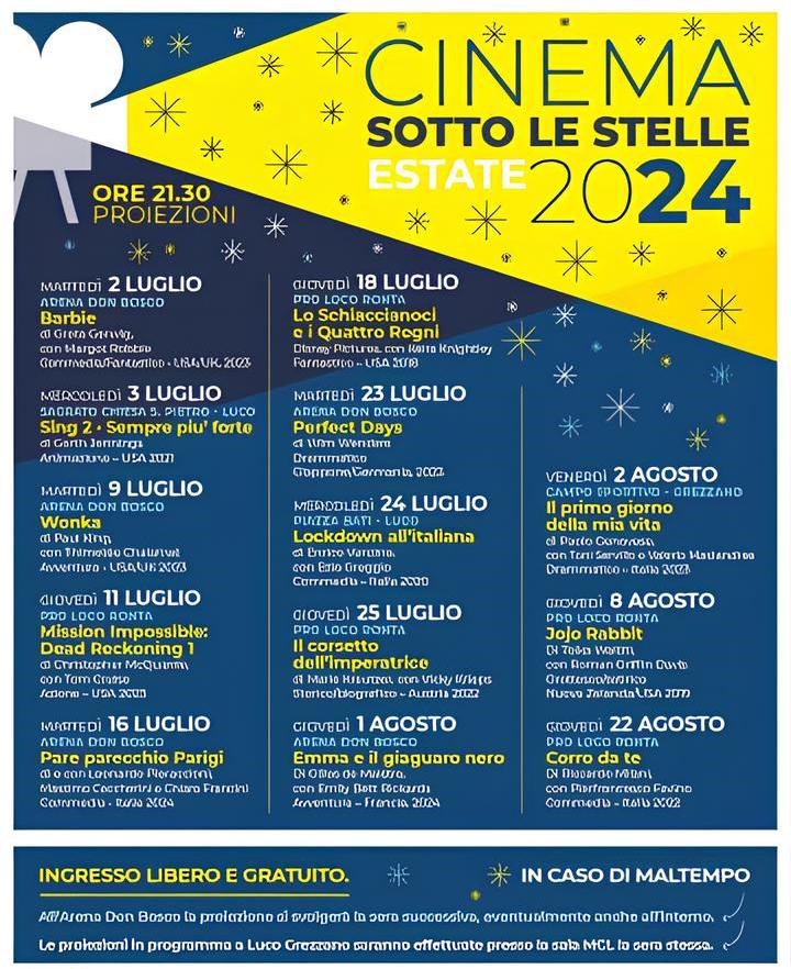 Cinema sotto le stelle