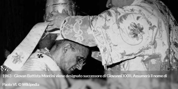 1963 -  Sale al soglio di Pietro Paolo VI 