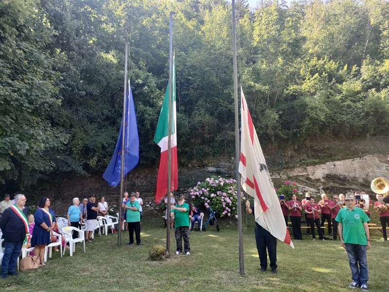 Una foto della cerimonia