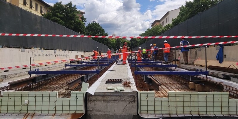 lavori in viale Lavagnini