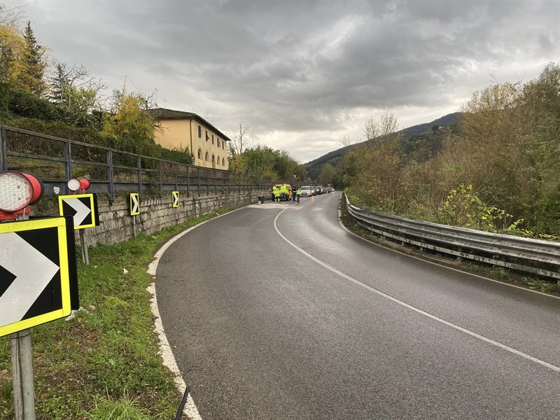 Incidente a Rufina. Coinvolto mezzo AER