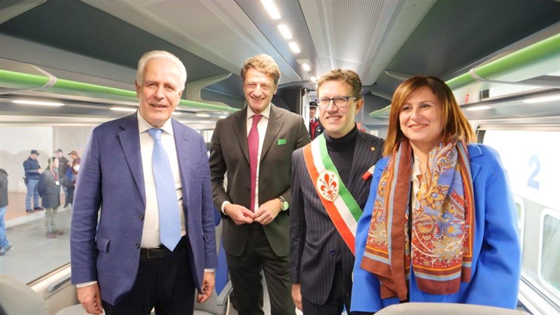 La presentazione del treno