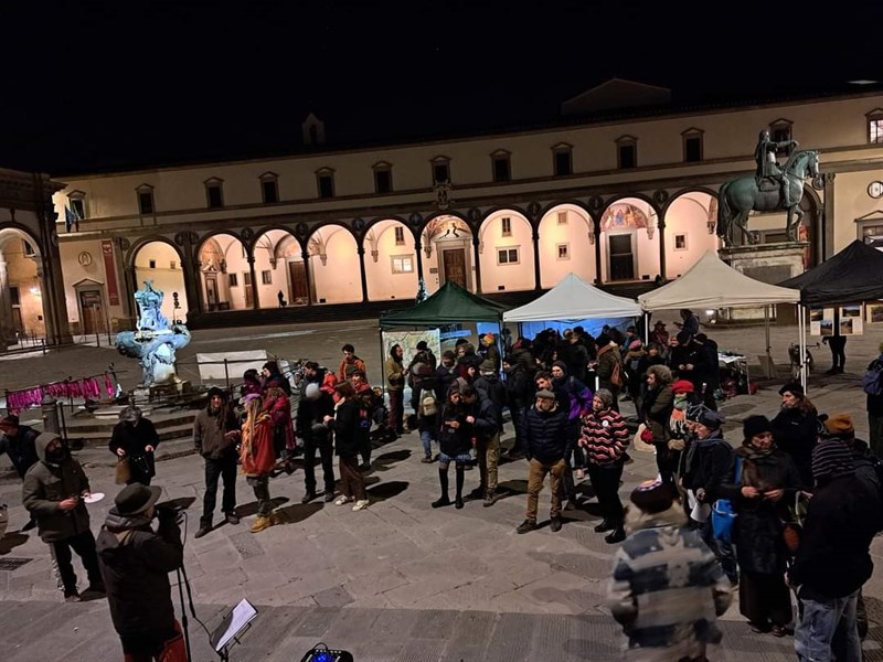 Immagini della veglia