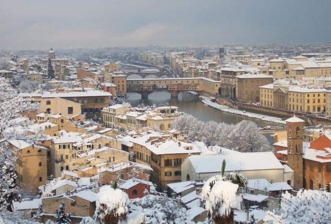 1985. Nevicata record a Firenze