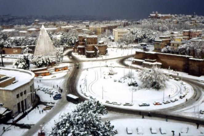 1985. Nevicata a Roma