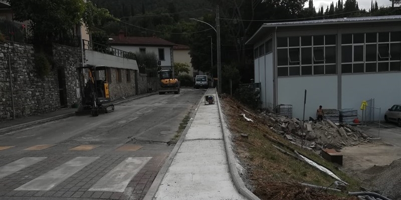 Lavori a Molino del Piano