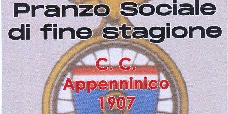 Il "Club Ciclo Appenninico 1907" festeggia 117 anni di storia con un pranzo sociale