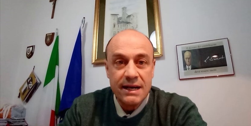 Il sindaco Moschetti