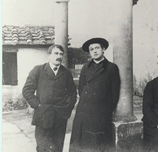 1909 – Il cappellano don Carlo Masciadri, fondatore della corale Santa Cecilia (Foto Avv. G. Ungania)  