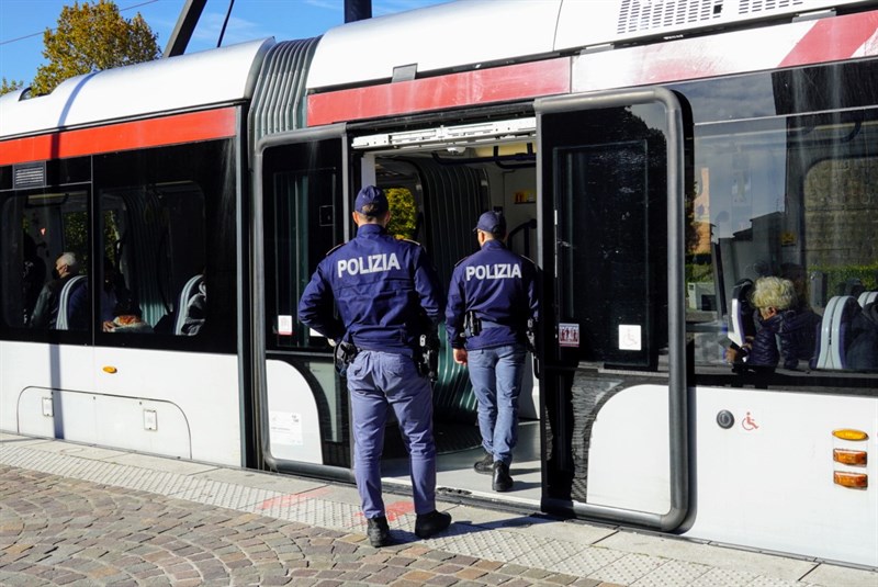 La Polizia di Stato sulla Tramvia