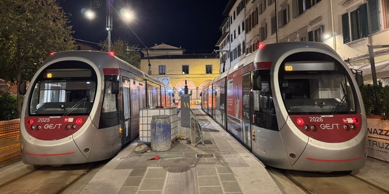 Il tram in piazza San Marco