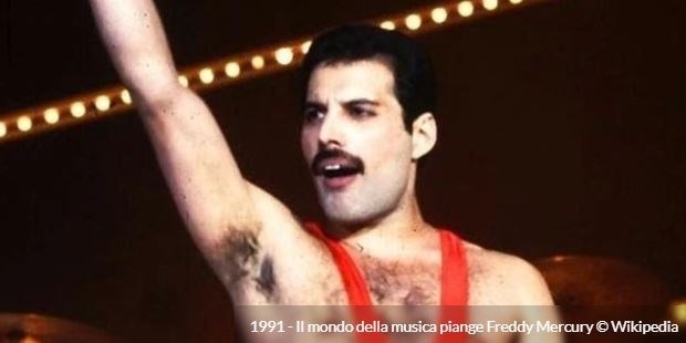 1991 - Muore Freddy Mercury (33 anni fa)