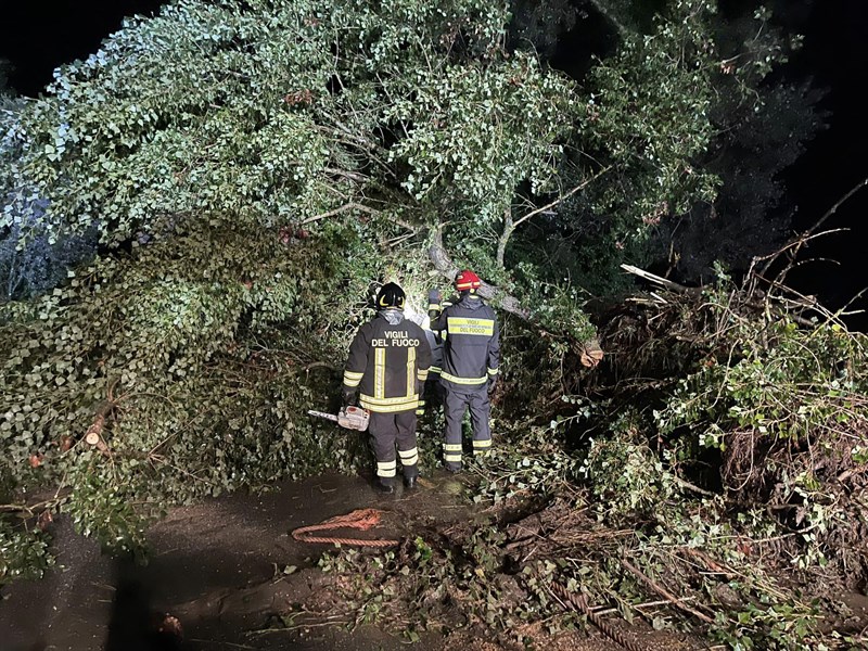 Vigili del Fuoco all'opera