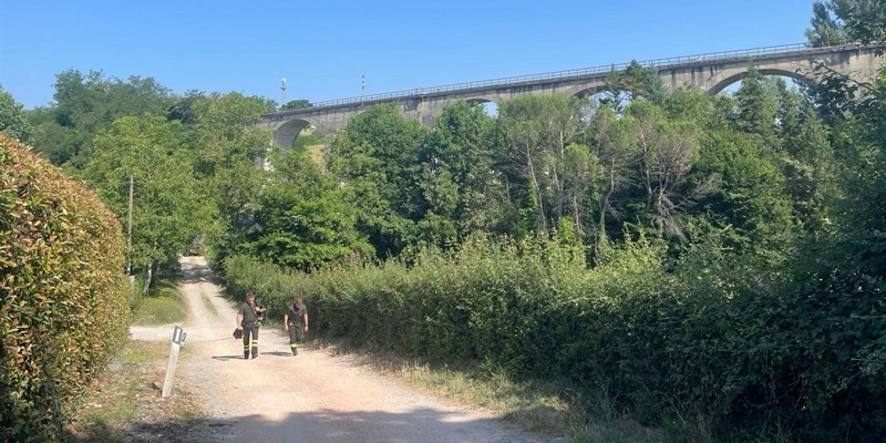 La zona dell’accaduto