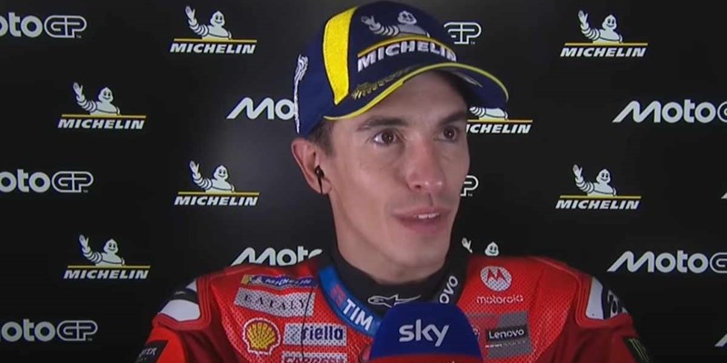 Marquez, la frase che non ti aspetti