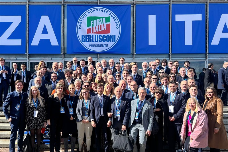 Immagini dal Congresso di Forza Italia