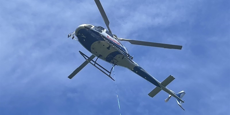 Elicottero in azione