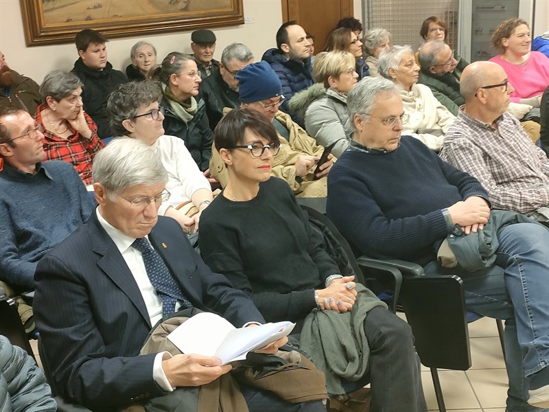 I sindaci Romagnoli e  Di Maio  con il presidente del Rotary Club Mugello