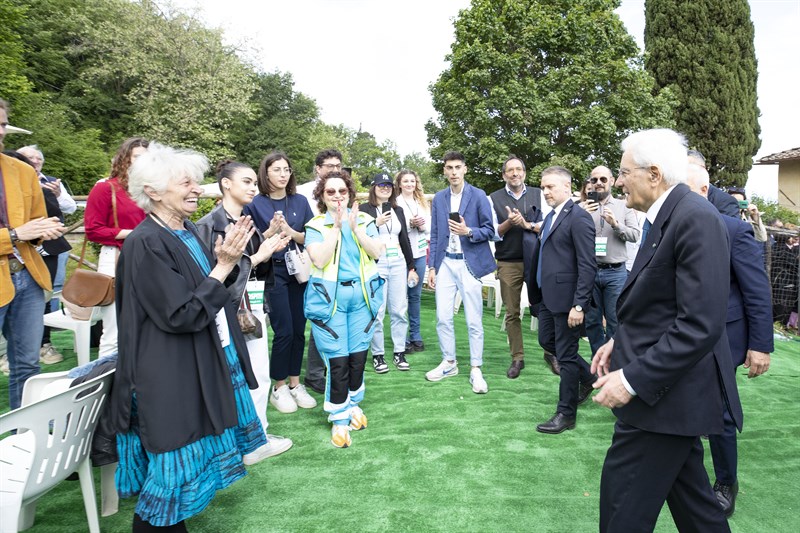 Il Presidente della Repubblica Sergio Mattarella a Barbiana