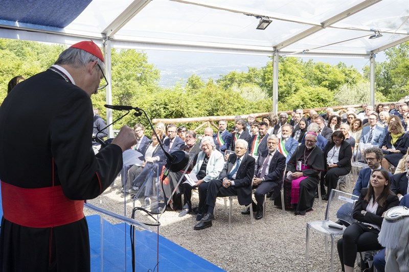 Il Presidente della Repubblica Sergio Mattarella a Barbiana