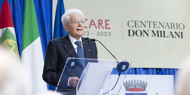 Il presidente Mattarella