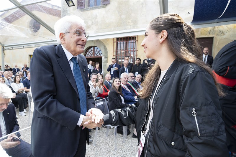 Il Presidente della Repubblica Sergio Mattarella a Barbiana