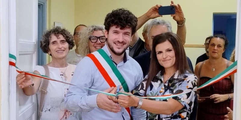 Il momento dell'inaugurazione