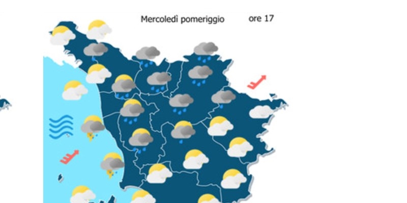 Le previsioni Lamma per domani