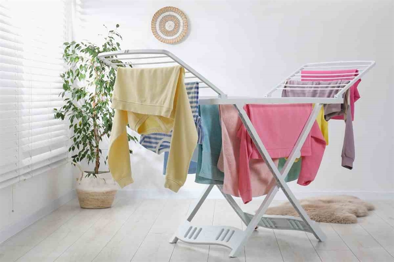 Come ottenere panni asciutti in inverno senza asciugatrice